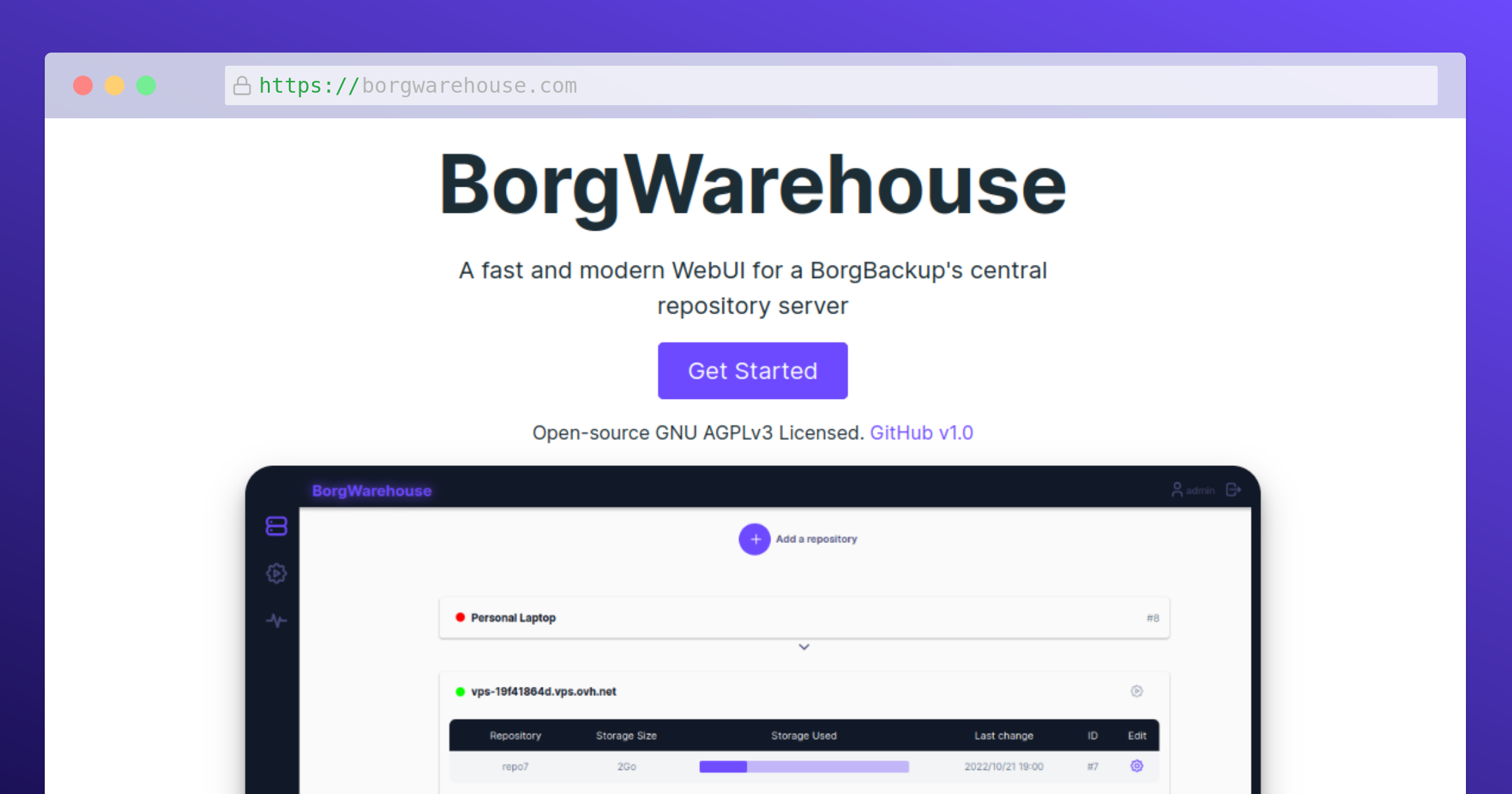 Pika Client BorgWarehouse
